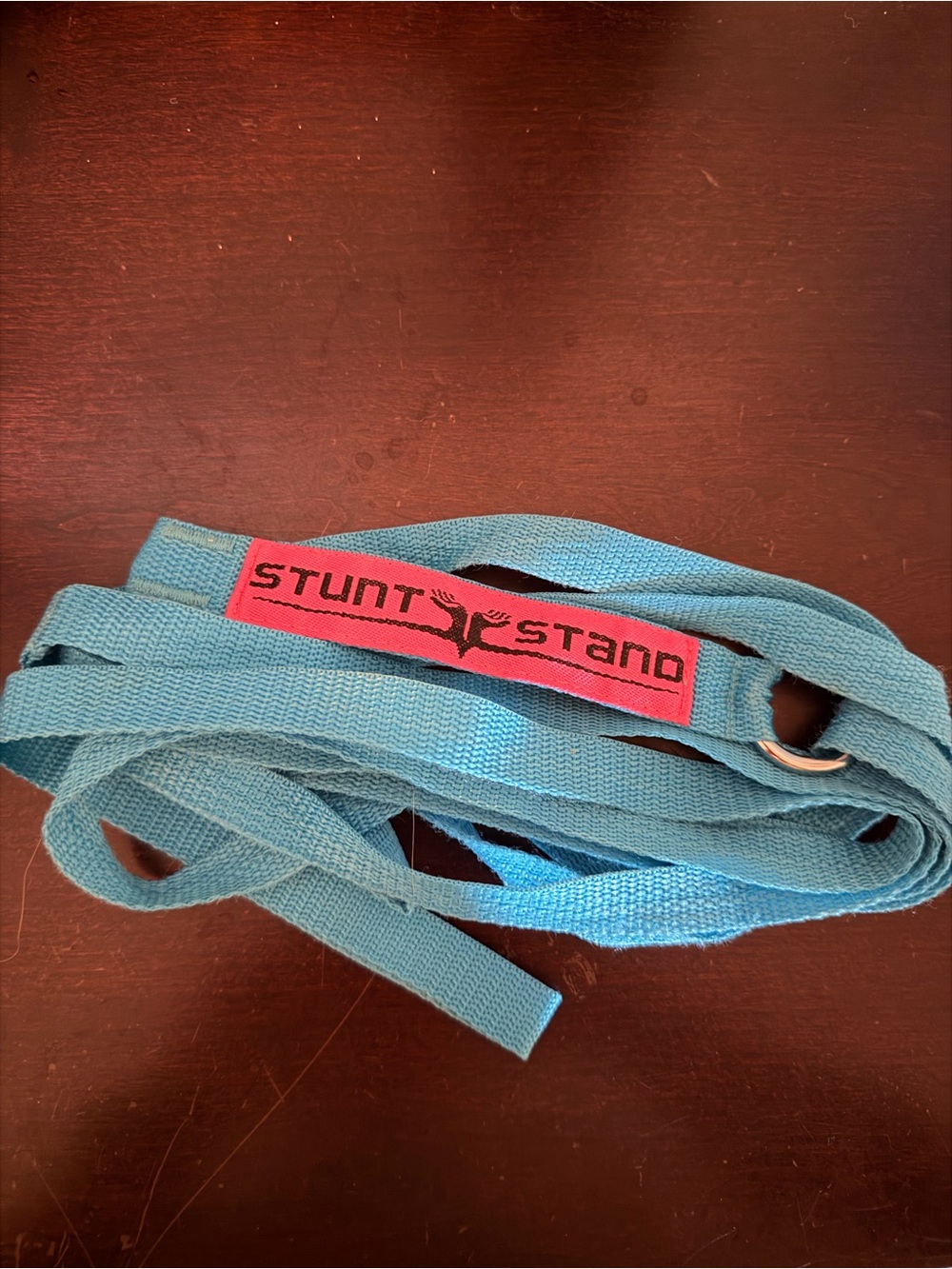 Stretching Band that attaches to door to stretch legs for splits for cheer/dance